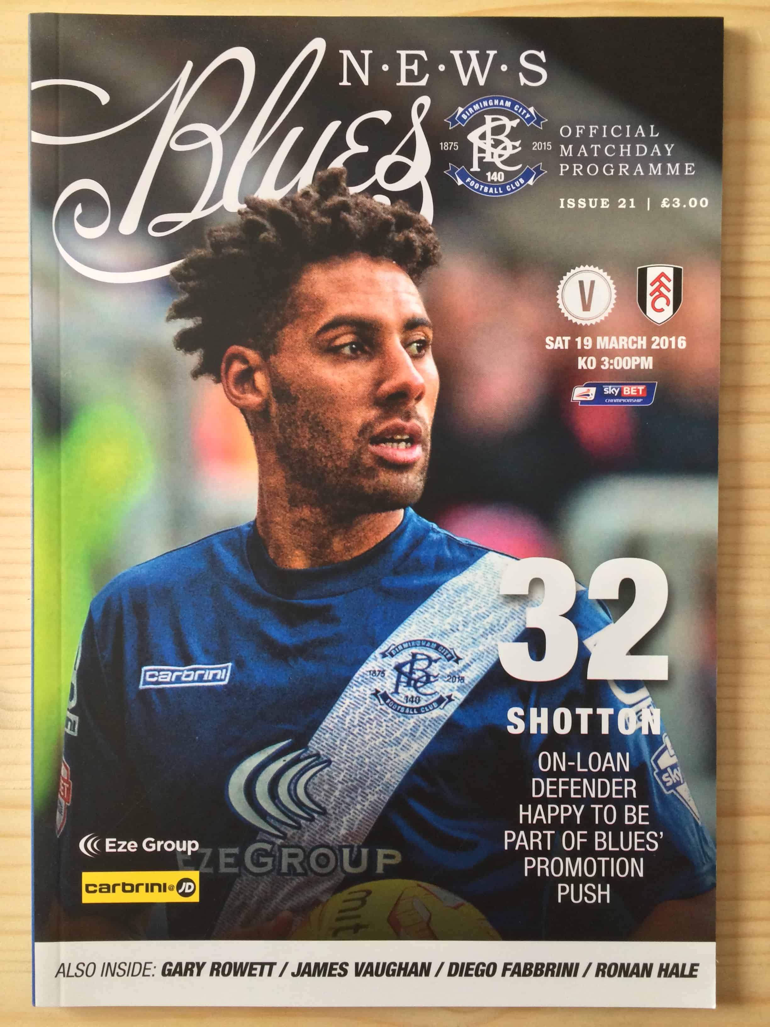 Birmingham City FC v Fulham FC